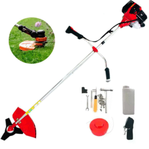 DESBROZADORA PROFESIONAL DE BARRA ENTERA CON MOTOR DE GASOLINA 52CC 